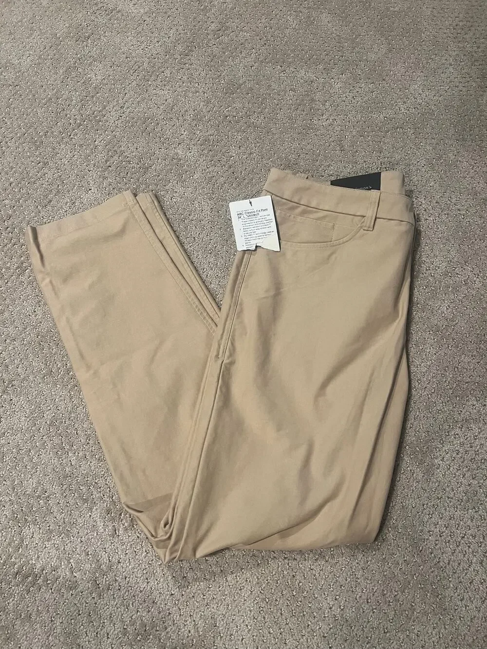 Khaki Lululemon Pants (34x34)